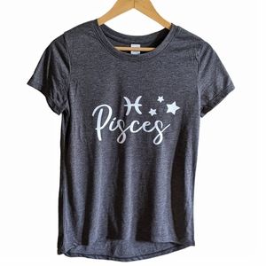 ✨Pisces Zodiac♓ Graphic Soft Blend Tee | ✂️HANDCRAFTED!
